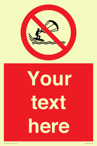 Custom No kite surfing